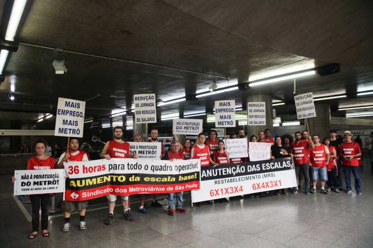 Imagem de Brasília: Metroviários de SP participam de reunião no Ministério do Trabalho para debater intrajornada 