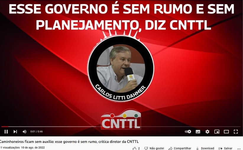 Imagem de Baixa adesão ao auxílio caminhoneiro reforça que governo Bolsonaro é sem rumo, critica diretor da CNTTL