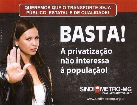 Imagem de Justiça barra privatização da CBTU de Belo Horizonte