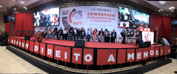 Imagem de Congresso da CUT reforça luta contra o golpe