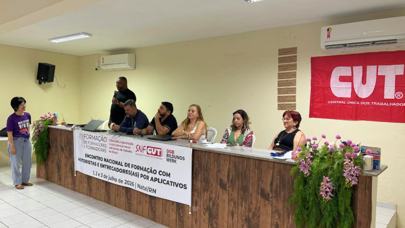 Imagem de Encontro Nacional em Natal(RN) discute direitos de trabalhadores(as) por Aplicativos