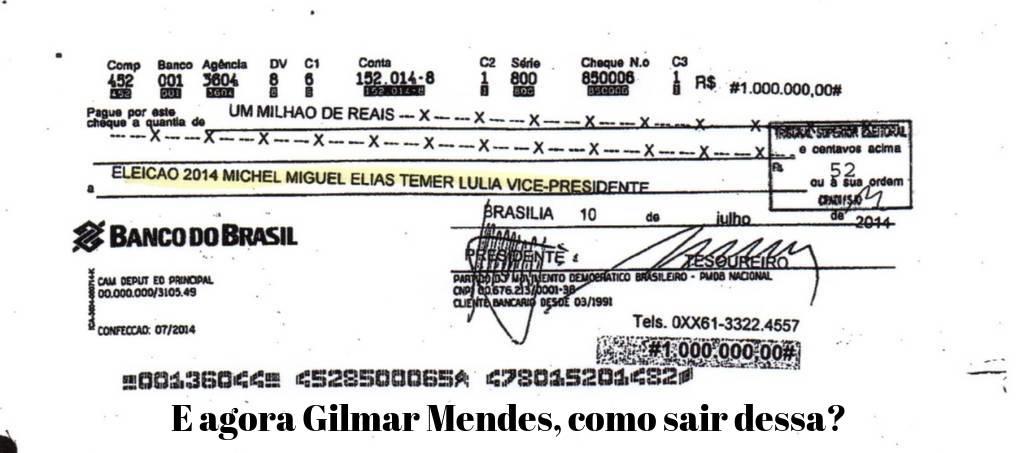 Imagem de OAB quer apuração sobre cheque de 1 milhão de reais para Temer