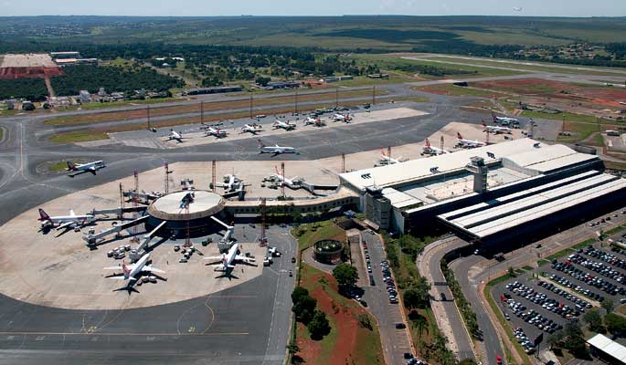 Imagem de Brasília: Aeroviários fazem protesto contra demora para legalização do Sindicato