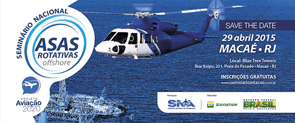 Imagem de Macaé: Sindicato dos Aeronautas realizará seminário Asas Rotativas no próximo dia 29
