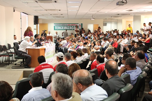 Imagem de SP: Movimentos discutem estratégias para combater a regulamentação da terceirização