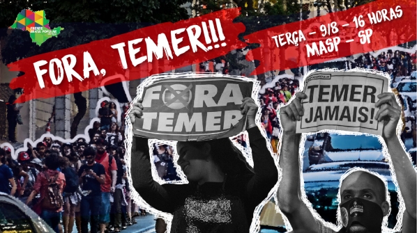 Imagem de CUT, centrais e movimentos vão às ruas contra Temer e o golpe nesta terça (9) 