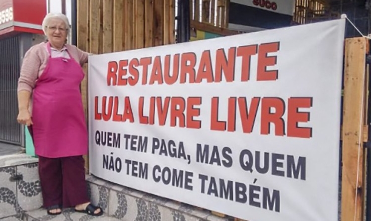Imagem de São Paulo: Restaurante da Zélia muda nome para Lula Livre