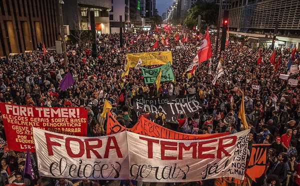 Imagem de Movimentos vão às ruas pedir Fora Temer e eleições diretas na quarta (2)