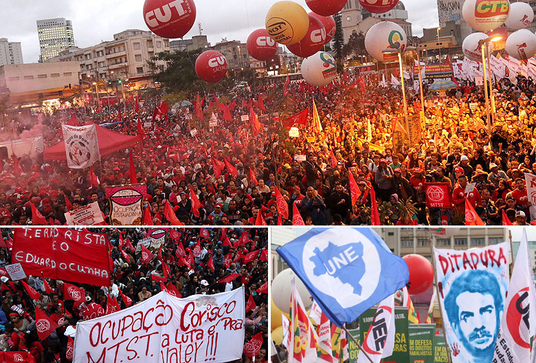 Imagem de SP: Ato reúne 100 mil pessoas, sepulta terceiro turno e exalta democracia