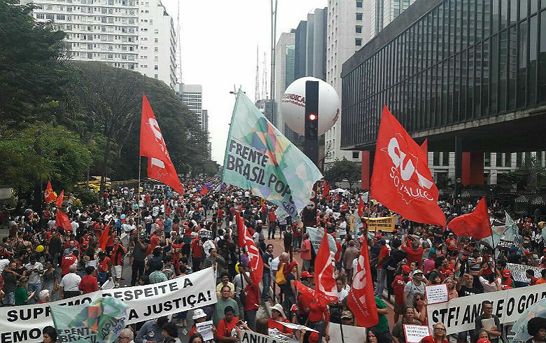 Imagem de Novo ato “Fora Temer” reúne 20 mil em São Paulo e reafirma resistência ao golpe 