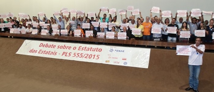 Imagem de Brasília: Pressão dos trabalhadores adia apreciação do PLS 555 no Senado