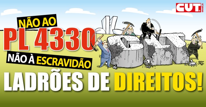 Imagem de Contra terceirização, CUT chama Abril de Lutas para barrar PL 4330 e ataques aos direitos