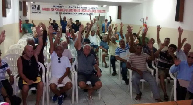 Imagem de Espírito Santo: Portuários realizam assembleia com  aposentados da Codesa na sexta (28)