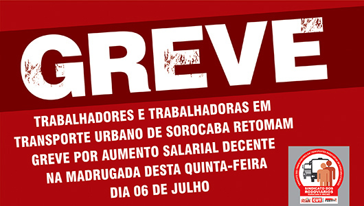Imagem de Sorocaba: Sem acordo, rodoviários no transporte urbano retomam greve
