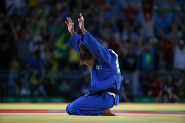 Imagem de Rafaela Silva, ouro no Judô:  “Dilma incentivou bastante nossos atletas”