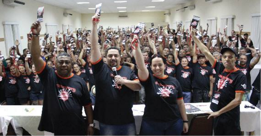 Imagem de 15 de março: Condutores de Guarulhos também estão luta contra retrocessos de Temer 