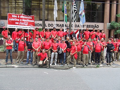 Imagem de Sorocaba: Justiça aprecia caso dos trabalhadores demitidos da Coca-Cola