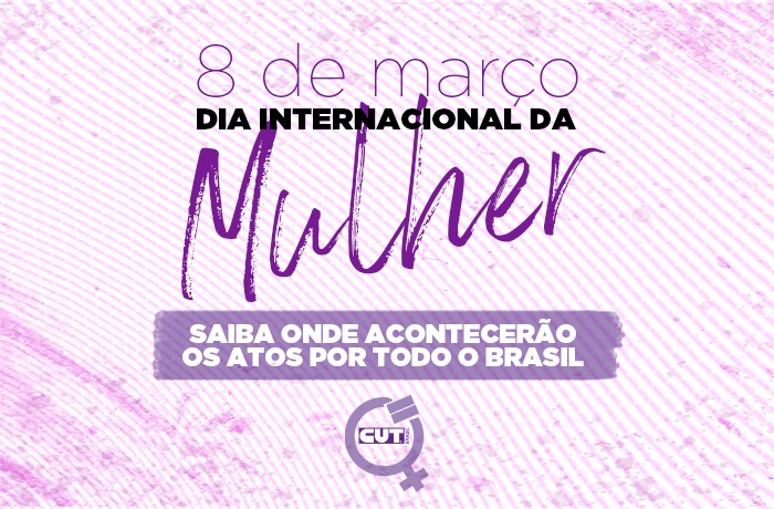 Imagem de Confira onde tem ato do Dia Internacional da Mulher, neste 8 de março