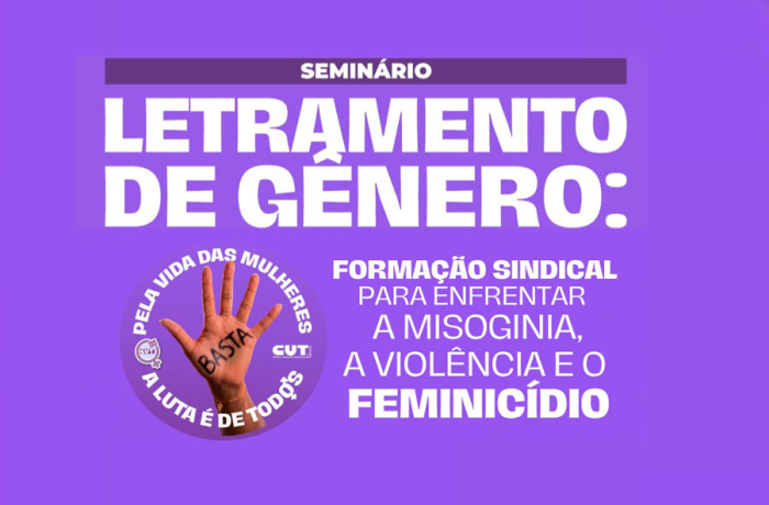 Imagem de CUT realiza seminário sobre letramento de gênero e enfrentamento ao feminicídio
