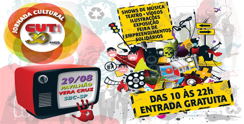 Imagem de Confira a programação cultural dos 30 anos da CUT