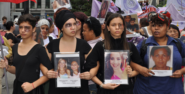 Imagem de SP: Mulheres exigem fim da violência 