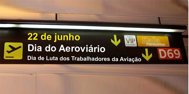Imagem de 22 de junho é Dia do Aeroviário 