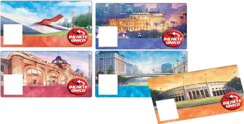 Imagem de São Paulo: Passageiros poderão escolher ilustração do Bilhete Único Mensal