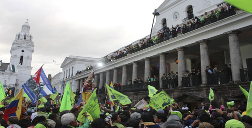 Imagem de Lula parabeniza ao presidente do Equador pelo resultado eleitoral