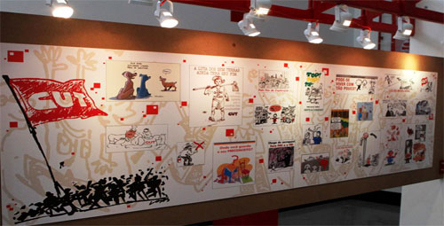 Imagem de CUT realiza a mostra “A ilustração no movimento sindical: charges, tiras e cartuns”