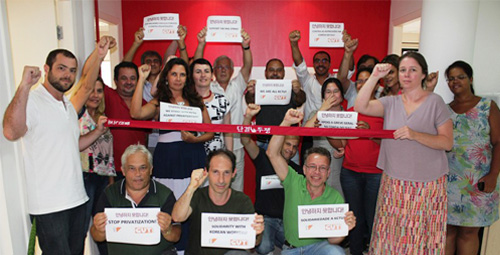 Imagem de CNTT/CUT se solidariza com ferroviários em greve na Coréia do Sul