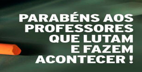 Imagem de 15 de outubro: CNTT/CUT parabeniza Dia do Professor