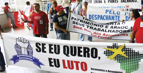Imagem de Campanha Salarial: Aeronautas e aeroviários adiam greve para sexta-feira, dia 21