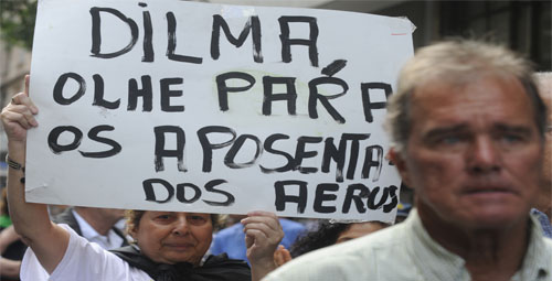 Imagem de RJ: “Há sete anos estamos aguardando a decisão dos tribunais”, diz aposentada do Aerus 
