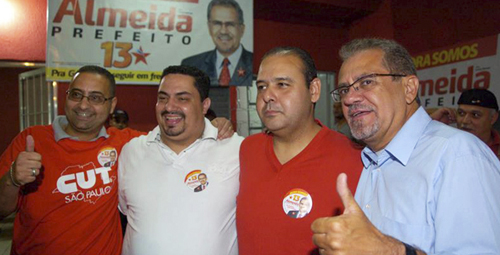 Imagem de “No dia 28, Guarulhos vai votar em trabalhador! Vamos reeleger o companheiro Almeida”, destaca Brinquinho