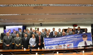 Imagem de Aeronautas participam de audiência pública em Brasília  