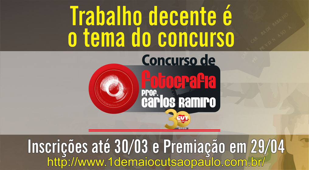 Imagem de 1ºConcurso de fotografia da CUT/SP acontece em abril 