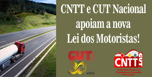 Imagem de CNTT e CUT apoiam projeto da nova Lei dos Motoristas