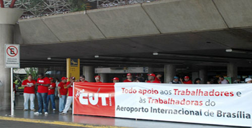 Imagem de Trabalhadores do Aeroporto de Brasília entregarão reivindicações para a Infraero e Inframérica