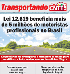 Imagem de CNTT-CUT defende Lei que regulamenta a profissão do motorista