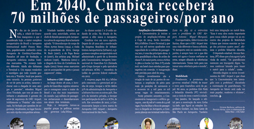 Imagem de Elton John, Iron Maiden e o aniversário do Aeroporto de Guarulhos são destaques da Revista Aérea 
