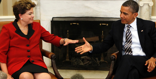 Imagem de Dilma parabeniza Obama pela reeleição nos Estados Unidos