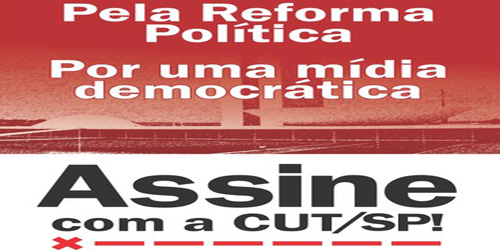 Imagem de CUT/SP vai às ruas por Reforma política e pelo direito à informação 