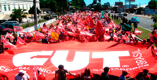 Imagem de Brasília: CUT realiza Ato contra o Projeto de Lei da terceirização