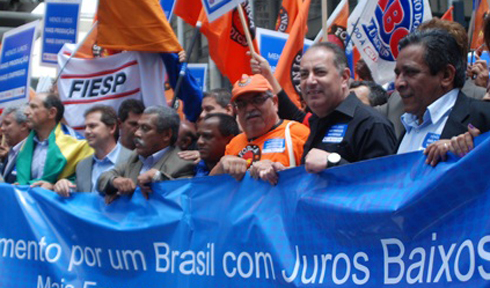 Imagem de SP:Empresários e sindicalistas se unem contra a especulação e cobram a queda nos juros