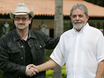 Imagem de Lula recebe prêmio Mikhail Gorbachev