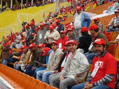 Imagem de 1ª Conferência: 30 mil trabalhadores de todo o País lotam o estádio do Pacaembu em São Paulo