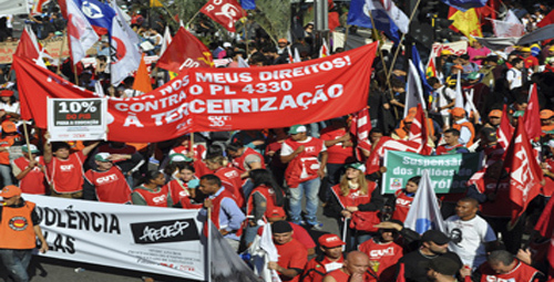 Imagem de CUT repudia empresariado e volta às ruas contra o PL da Terceirização no dia 6 de agosto