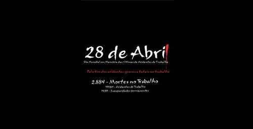 Imagem de Dia Mundial em Memória das Vítimas de Acidentes de Trabalho será celebrado no próximo domingo