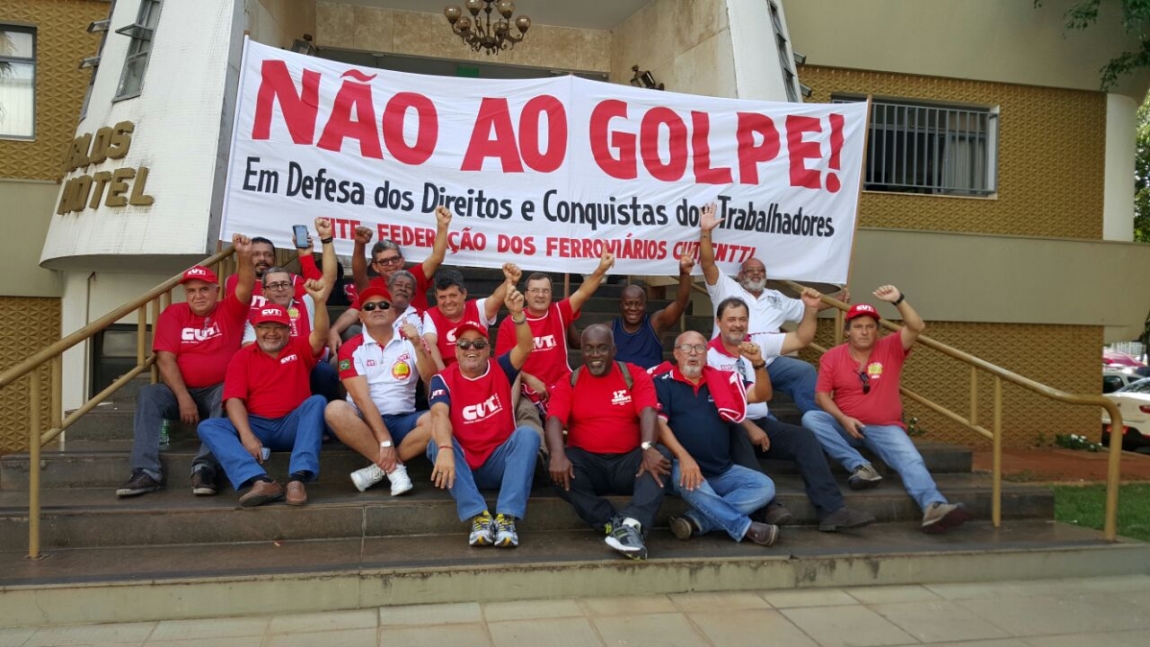 Imagem de Brasília:Portuários e Ferroviários se mobilizam na luta contra o golpe  