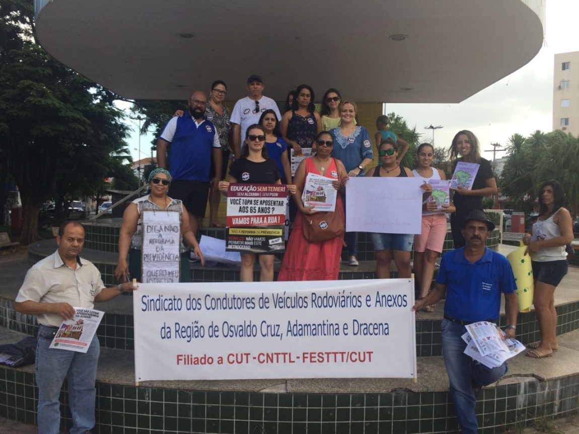 Imagem de #QueroMeAposentar: Rodoviários de  Dracena, Diamantina e Osvaldo Cruz estão na luta em defesa da aposentadoria 